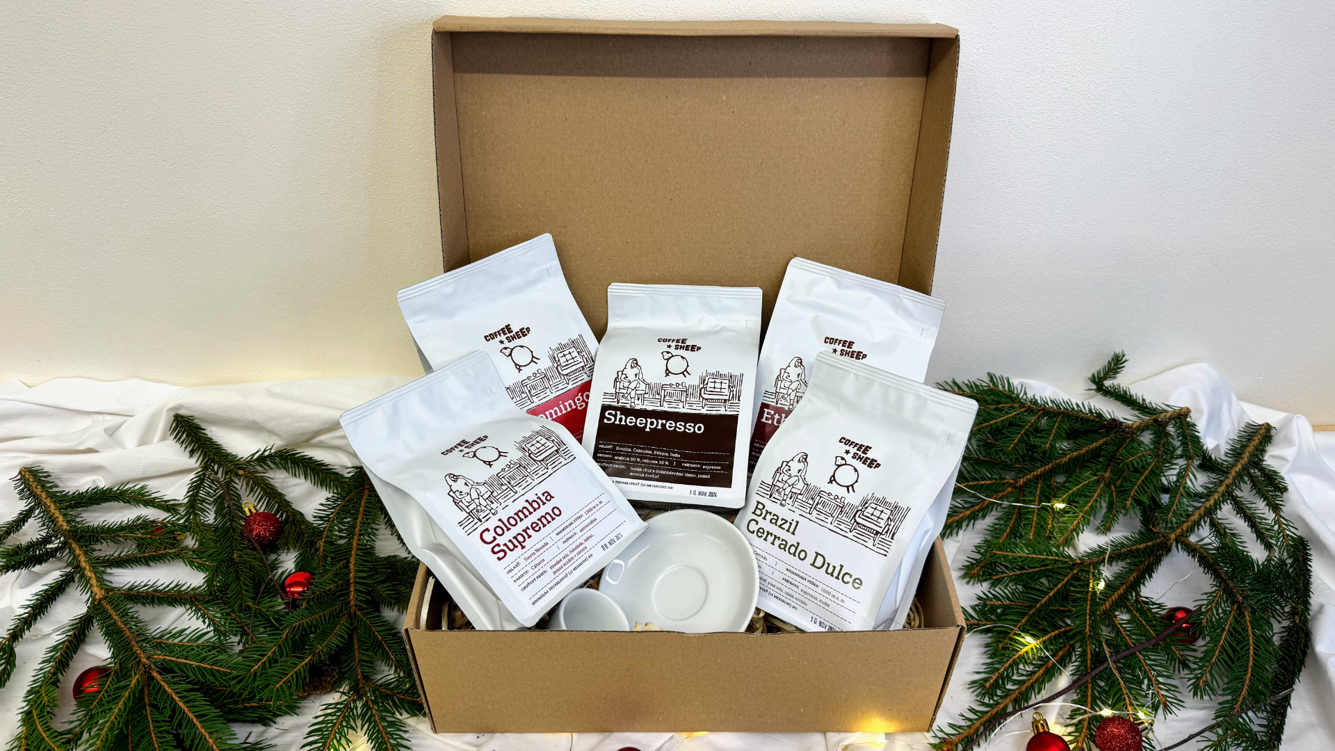 Kávová dárková sada Coffee sheep