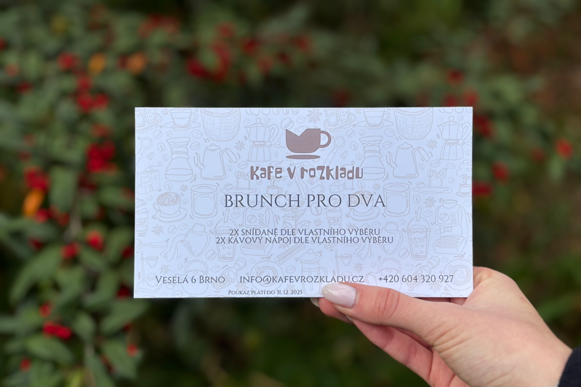 Poukaz na brunch pro dva