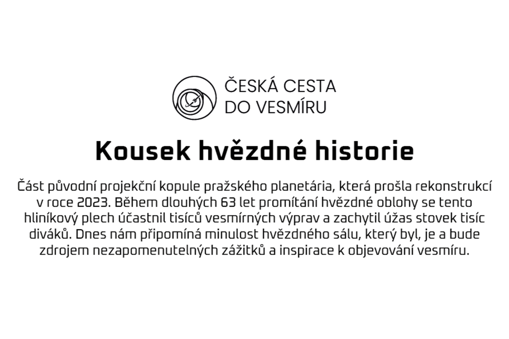 Panel staré kopule planetária (3/3)