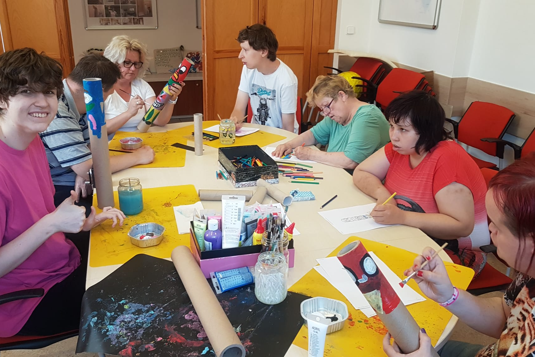 Vesmírný tanec - obraz pro Radost