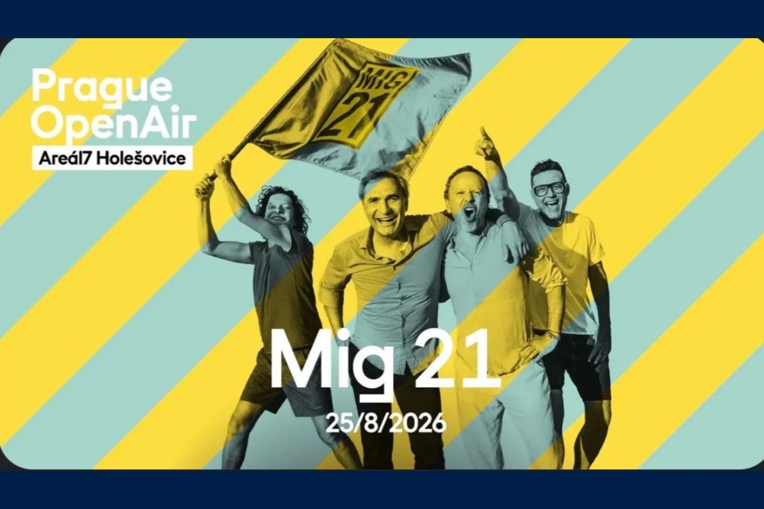 2 vstupenky na koncert MIG 21