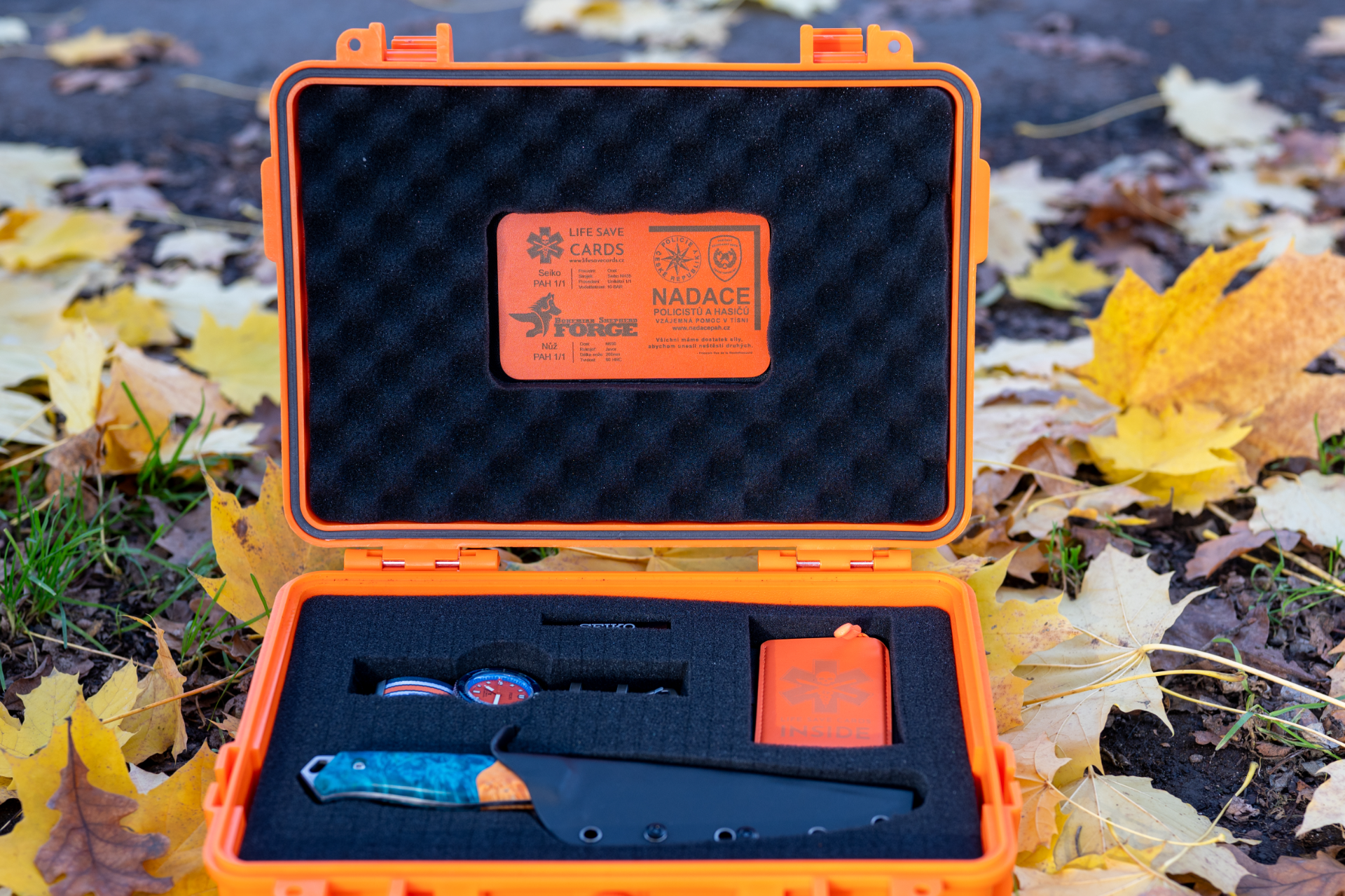 Kufr pro Nadaci policistů a hasičů