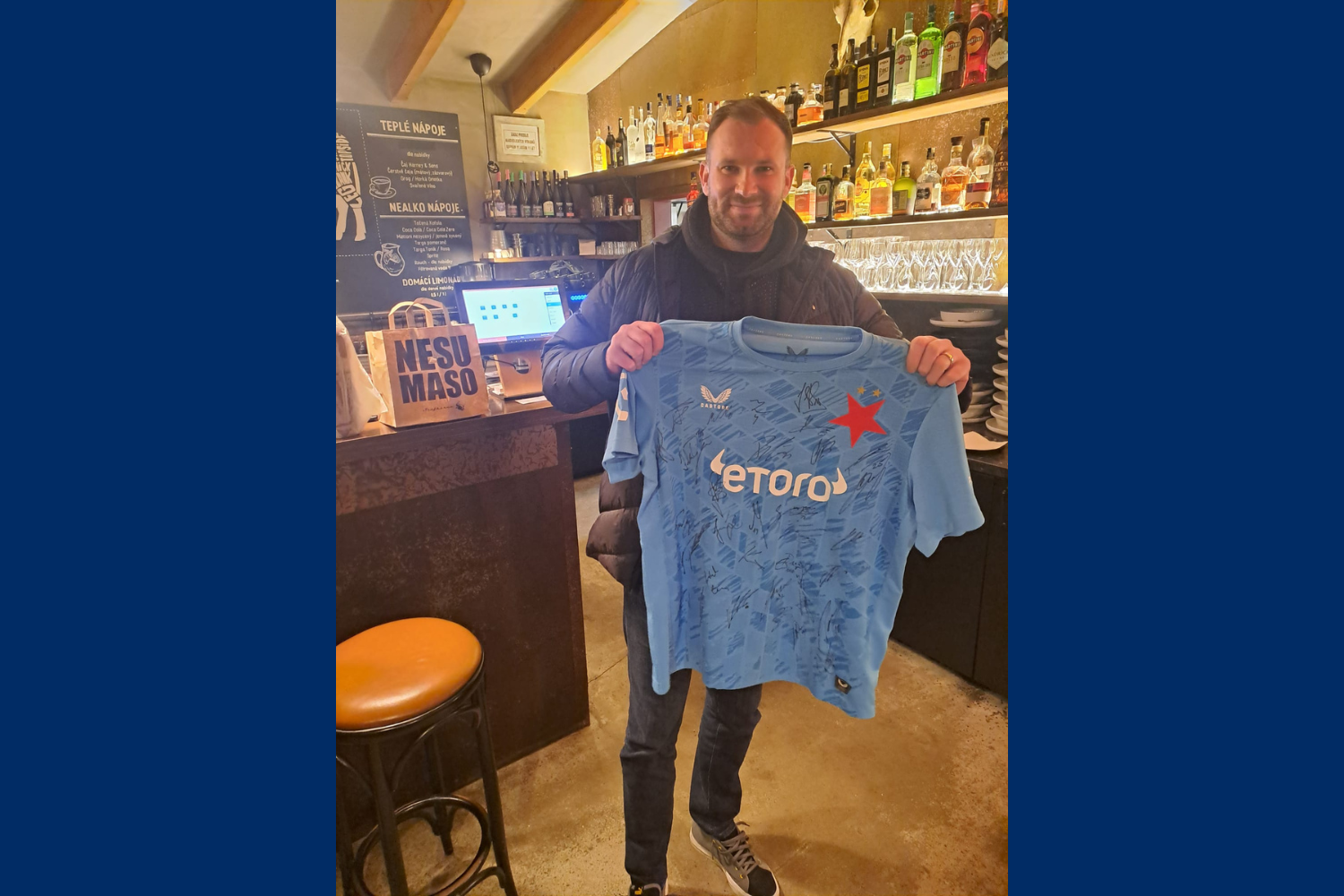 Podepsaný dres SK SLAVIA