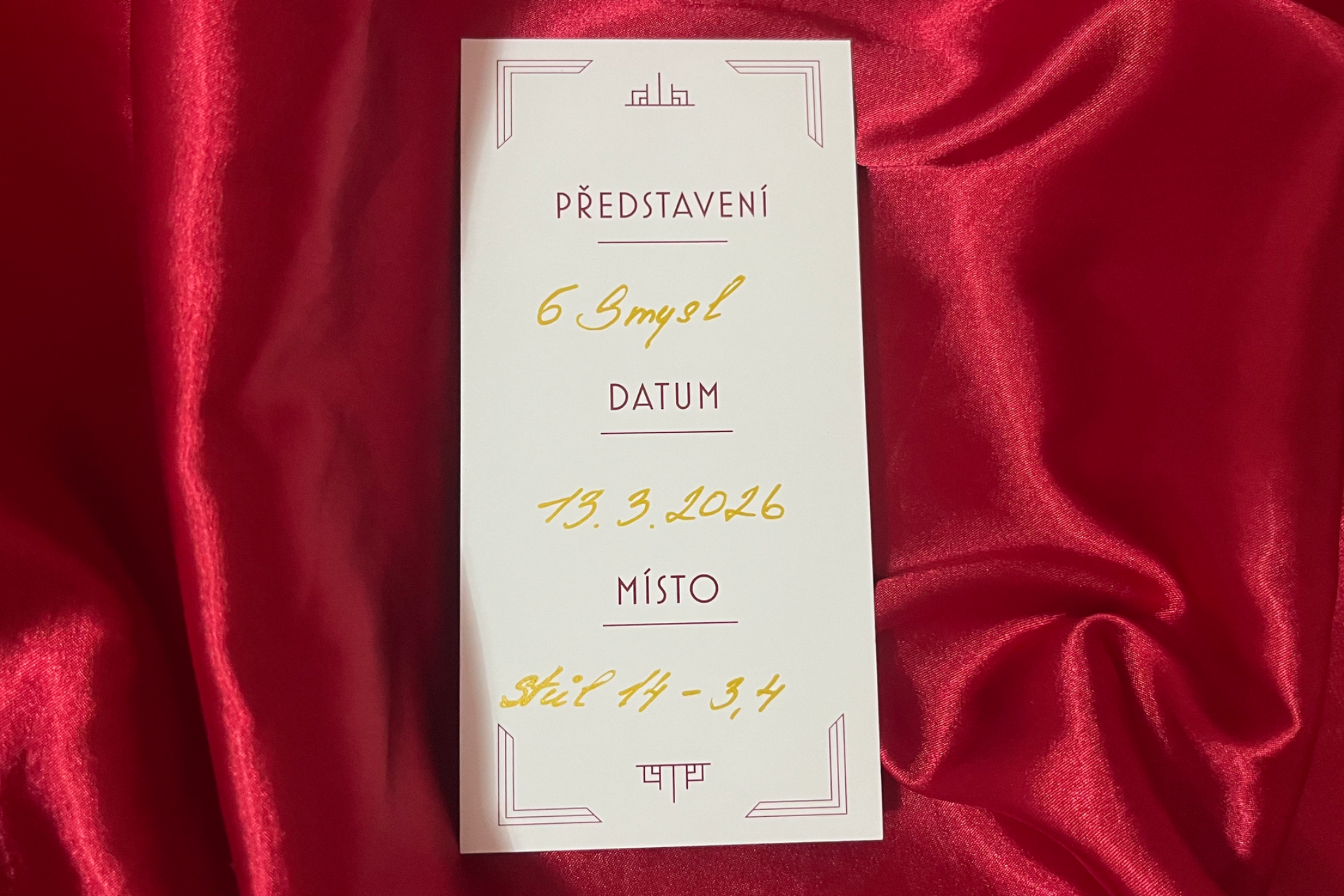 Představení 6. smysl pro dvě osoby