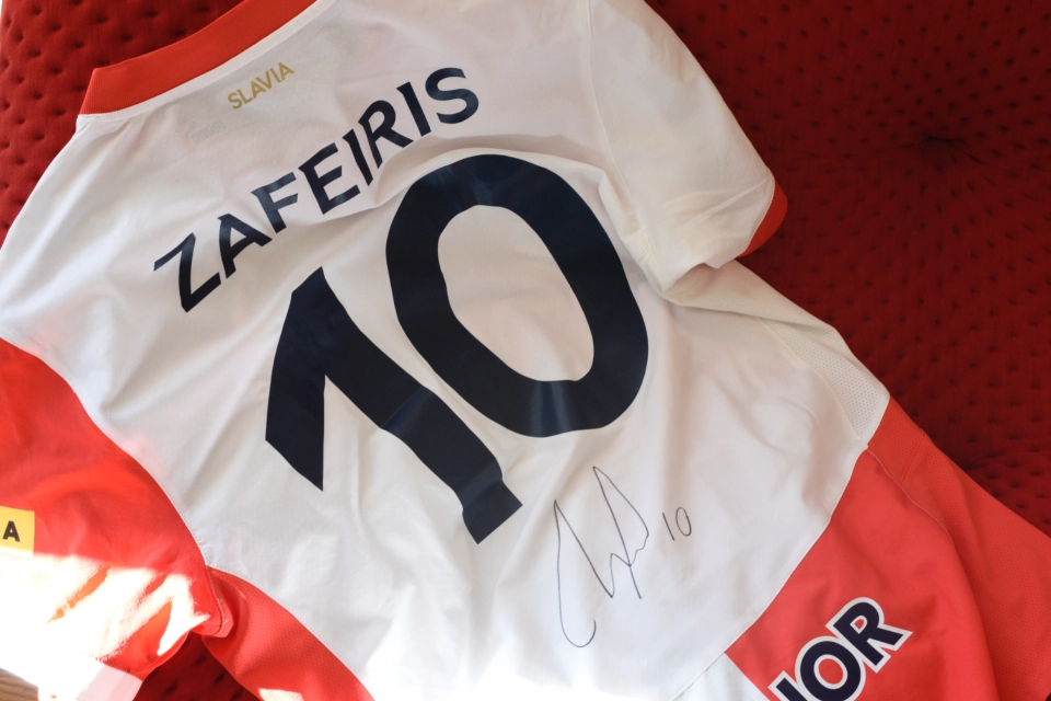 Signed SK SLAVIA PRAHA jersey