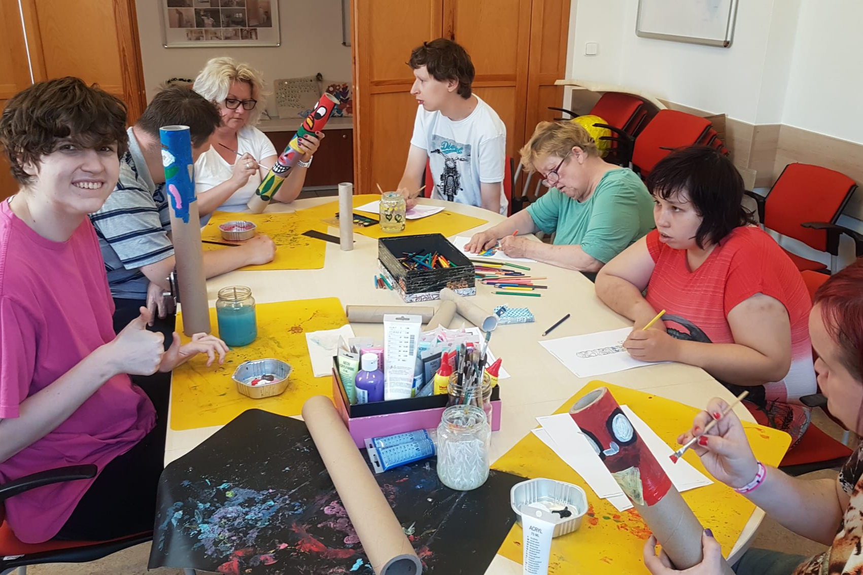 Obraz z Radosti, který pomáhá 