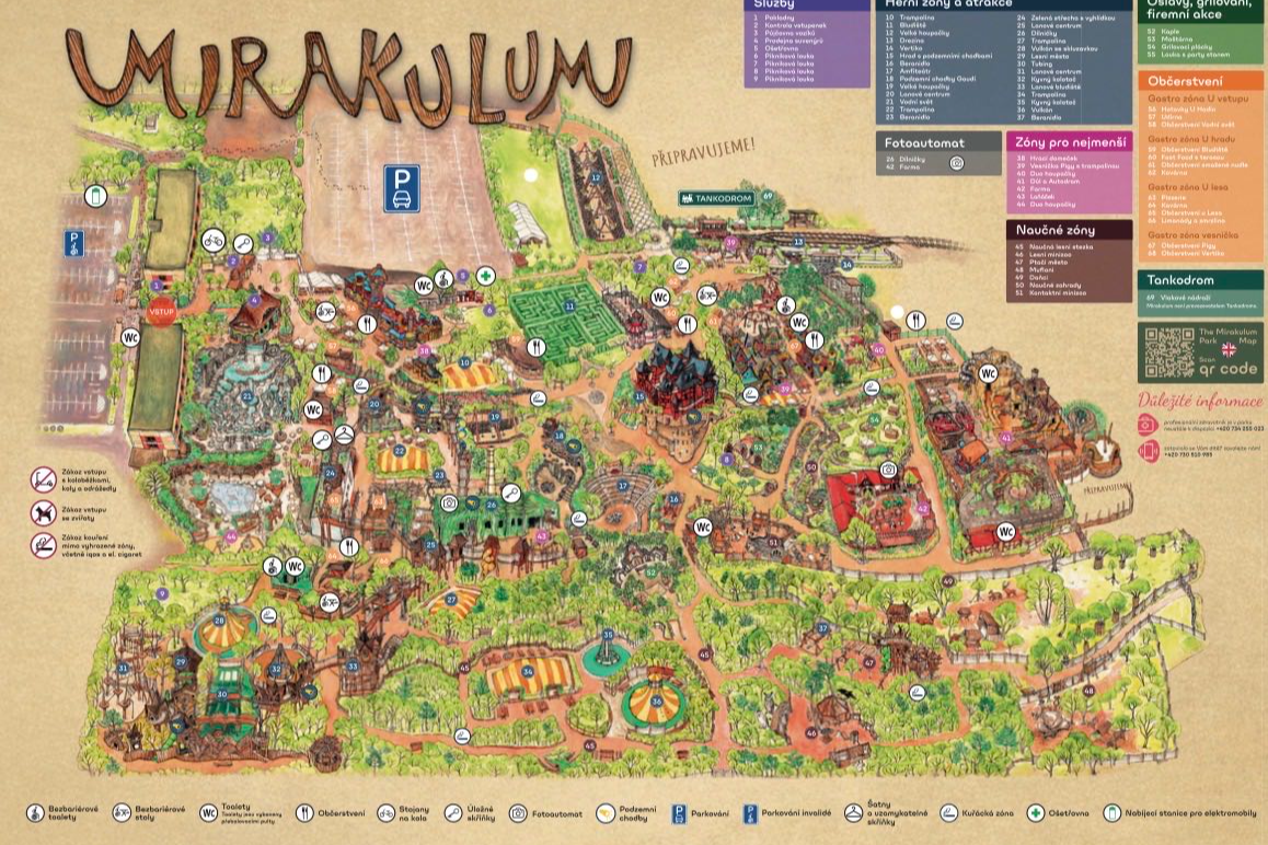 🎡 2 vstupenky do Mirakula