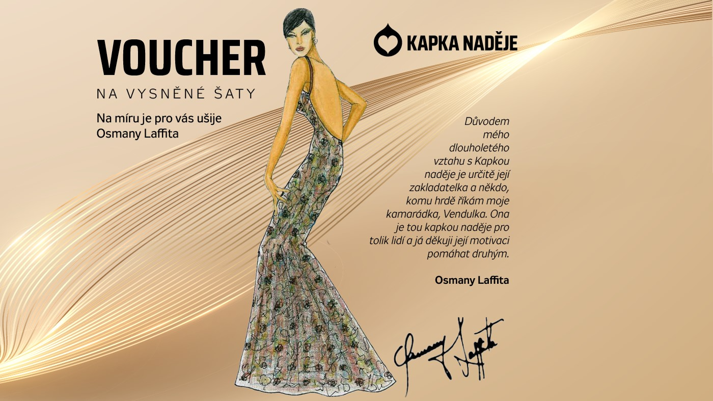 Šaty na míru od Osmanyho Laffity