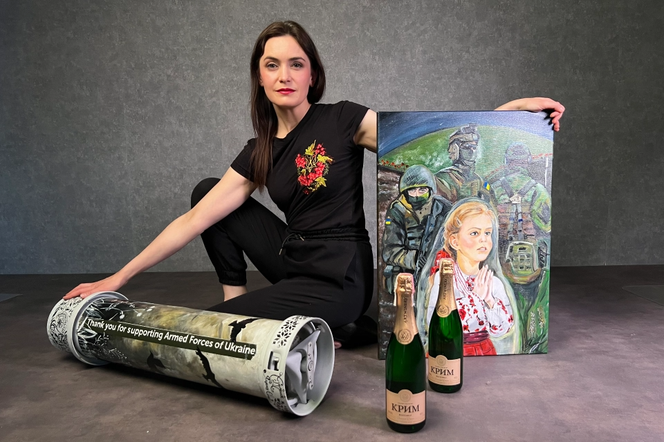 Sekt z Bachmutu (láhev č. 1)