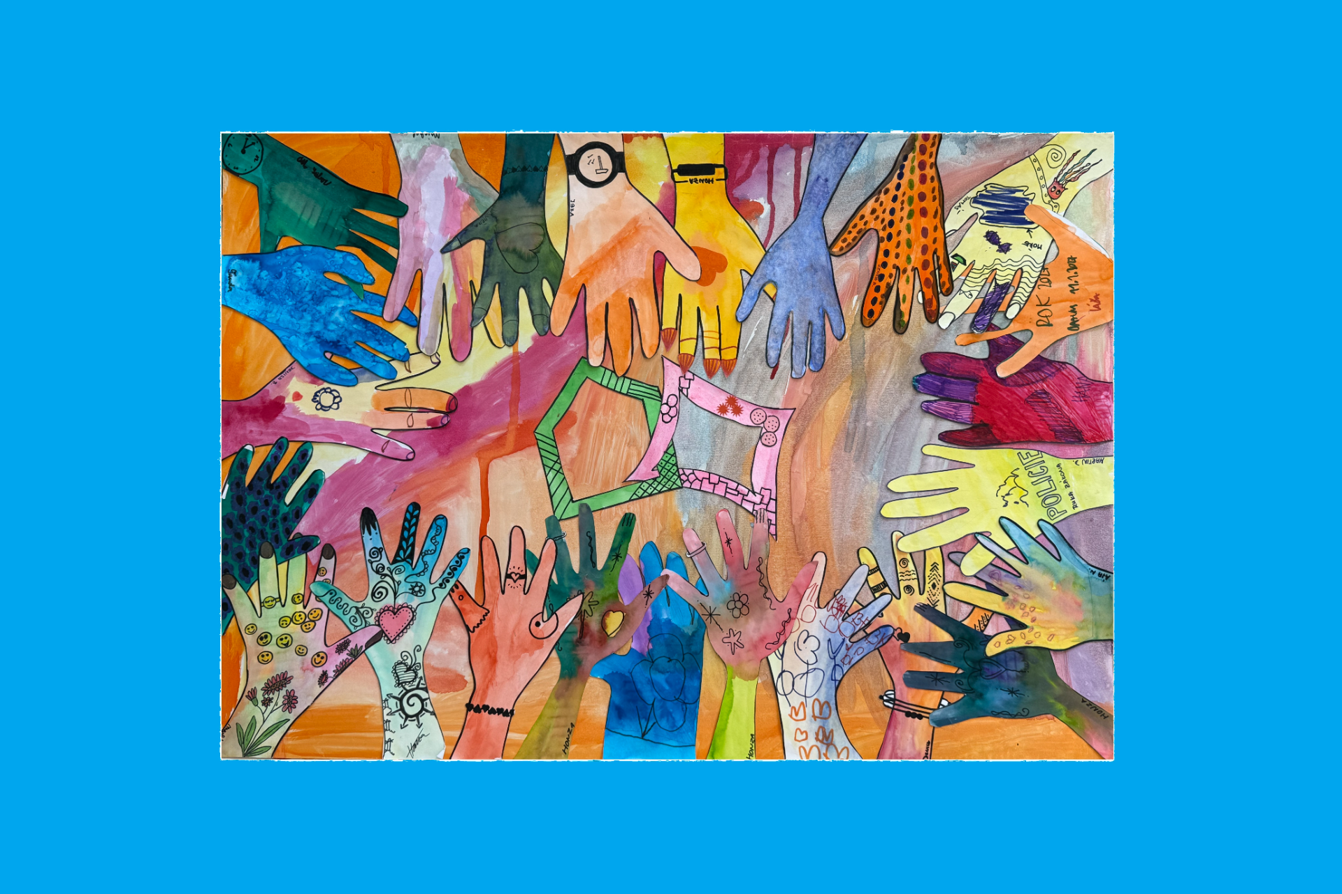 Každá ruka potřebná - Obraz