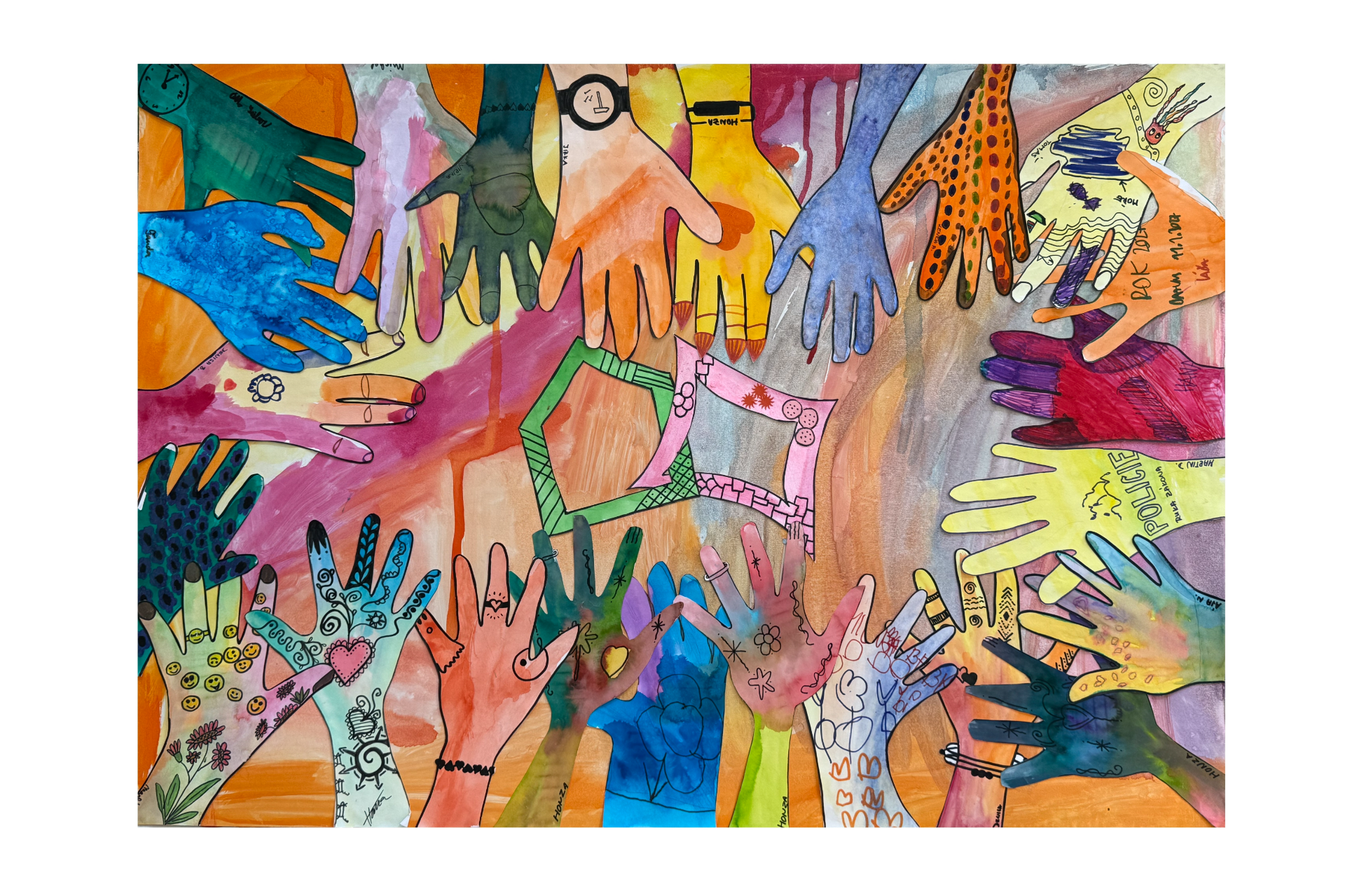 Každá ruka potřebná - Obraz