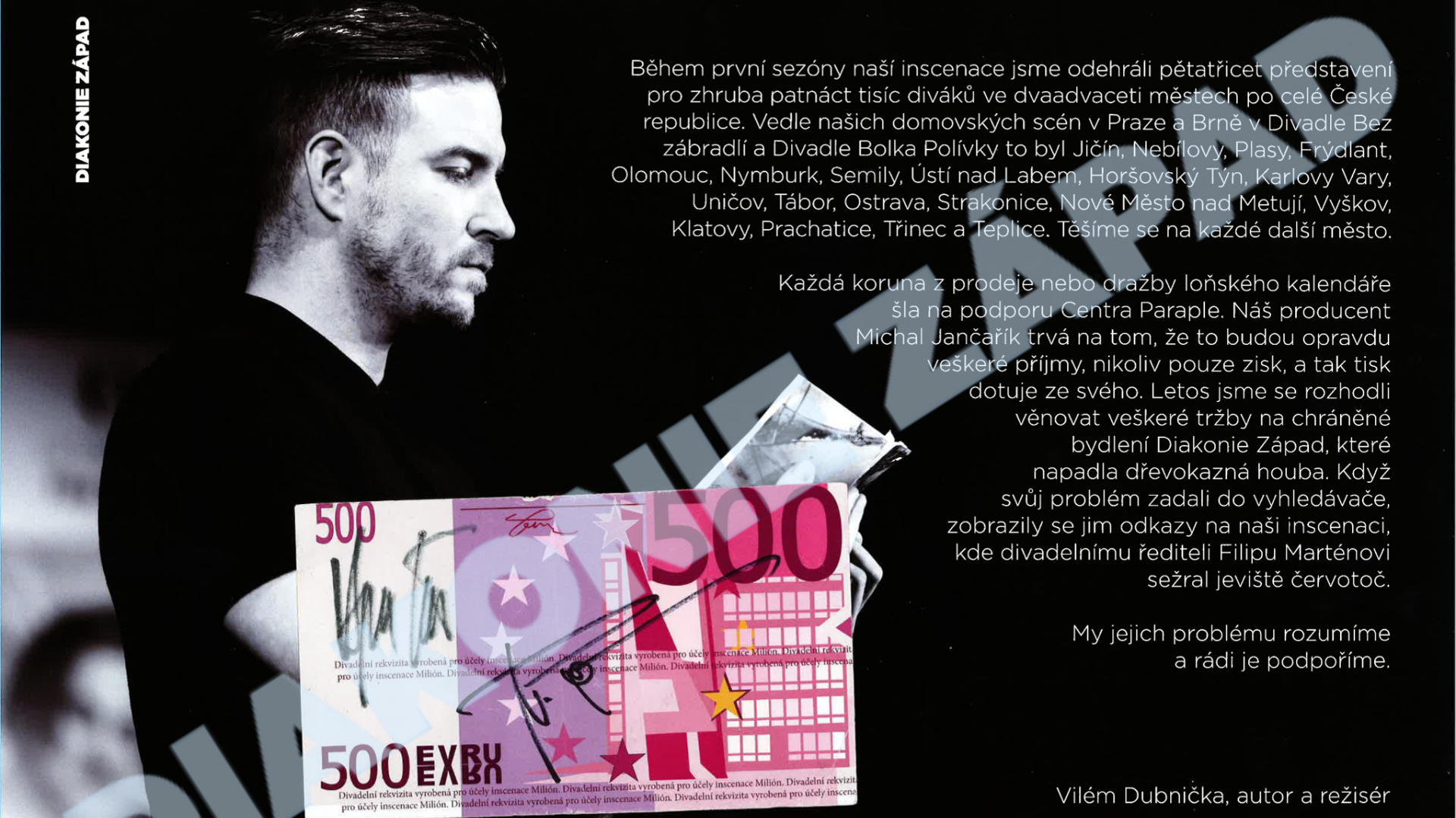 Podepsaný plakát Polívka + Čermák