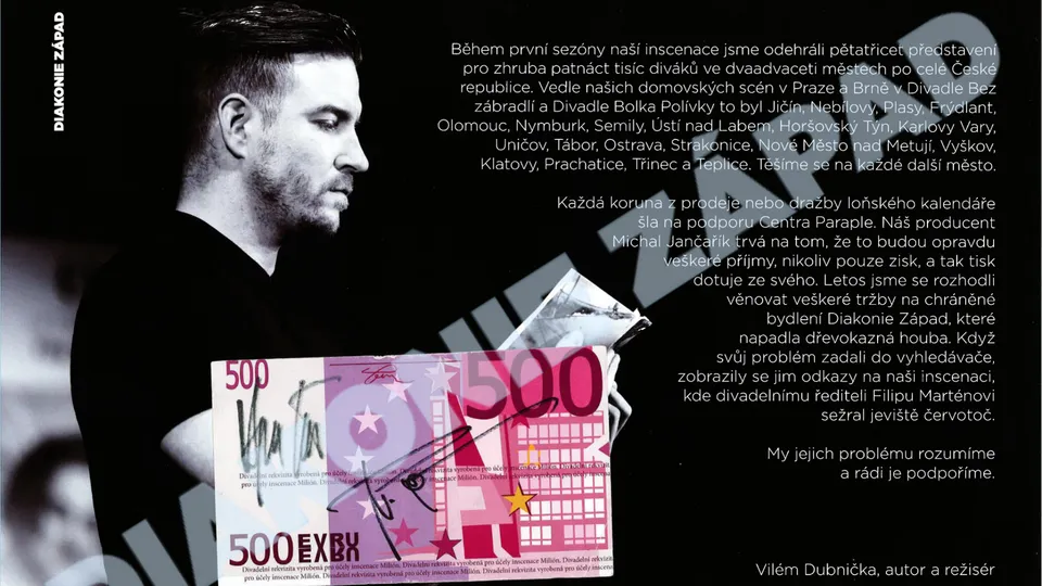 Podepsaný plakát Polívka + Čermák
