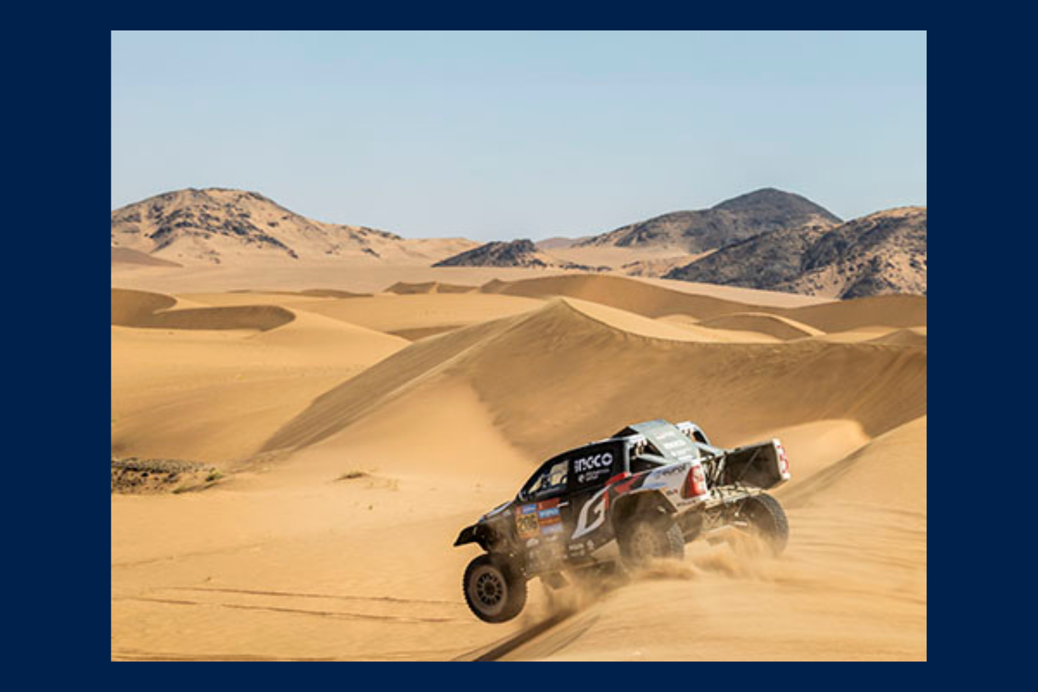 Rallye DAKAR 2025, v dunách.