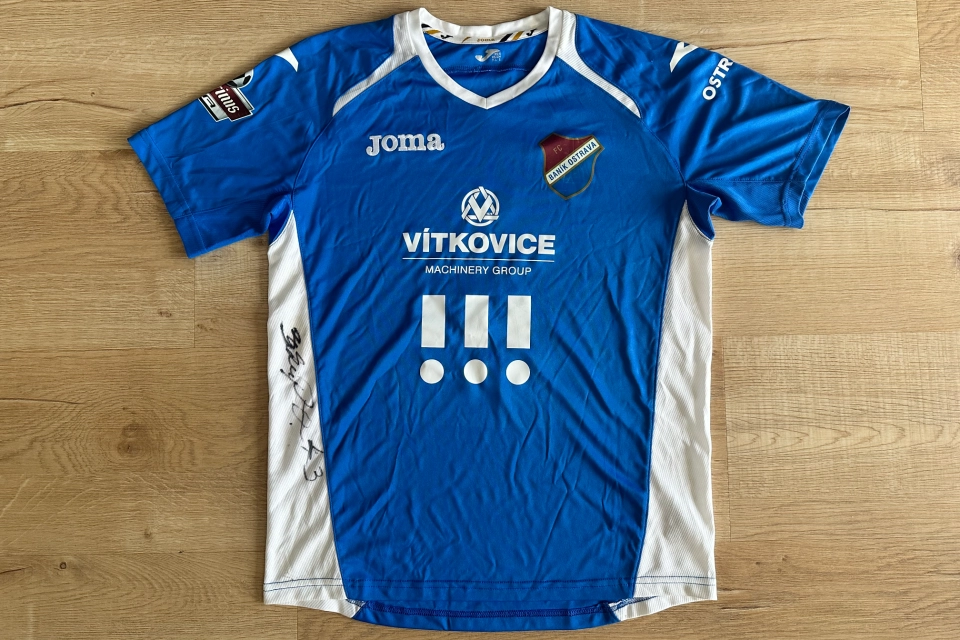 Dres FC Baník Ostrava s podpisem