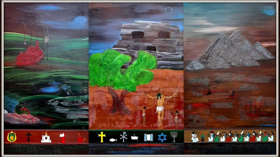 Hodnota života -TRIPTYCH OBRAZŮ