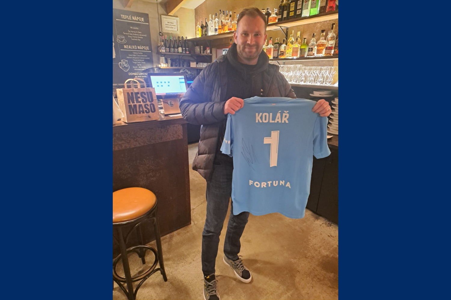 Podepsaný dres SK SLAVIA