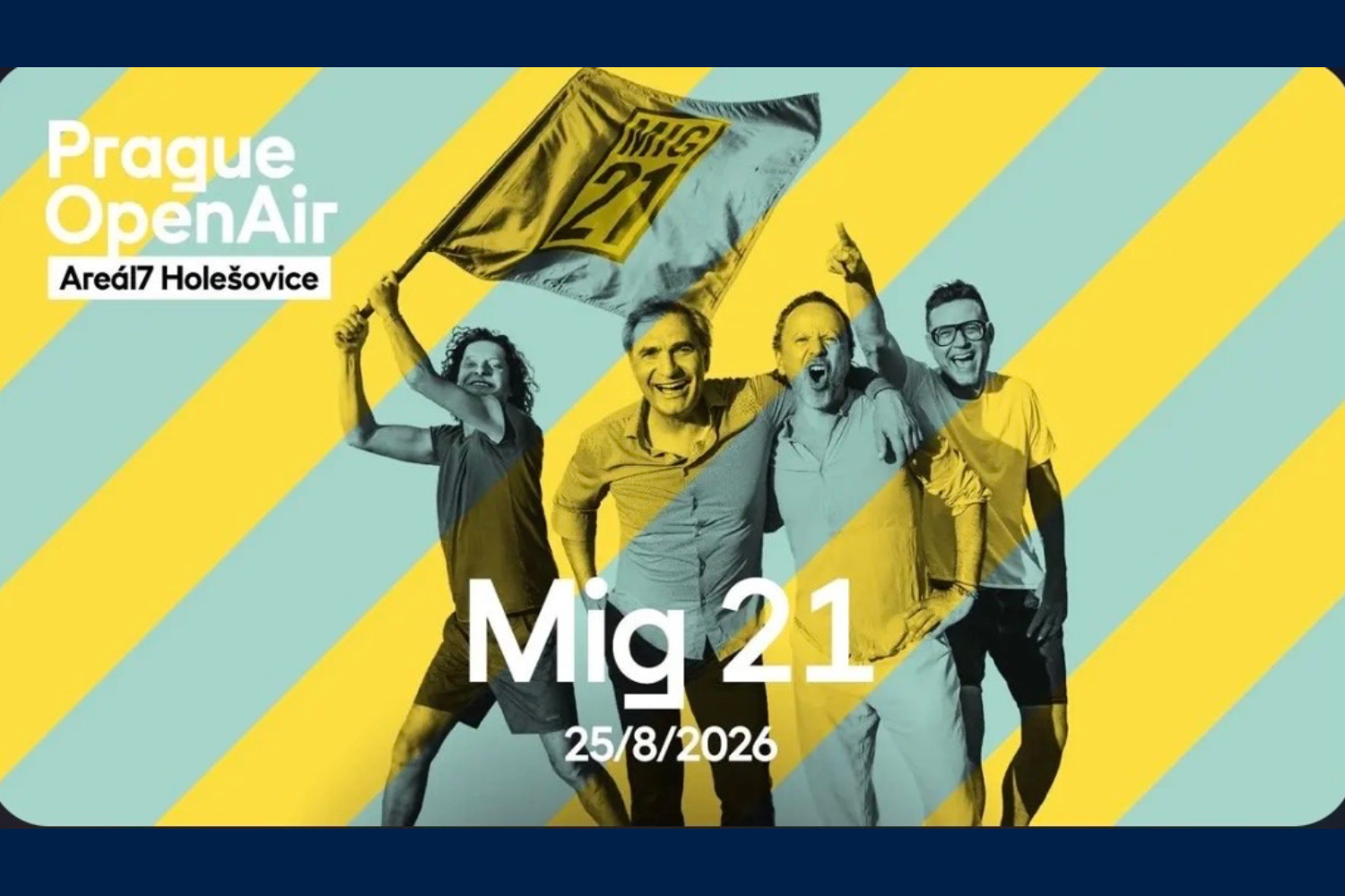 2 vstupenky na koncert MIG 21
