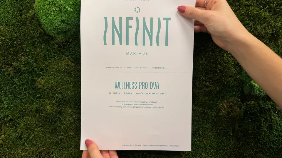 Dárkový poukaz do Infinit Maximus