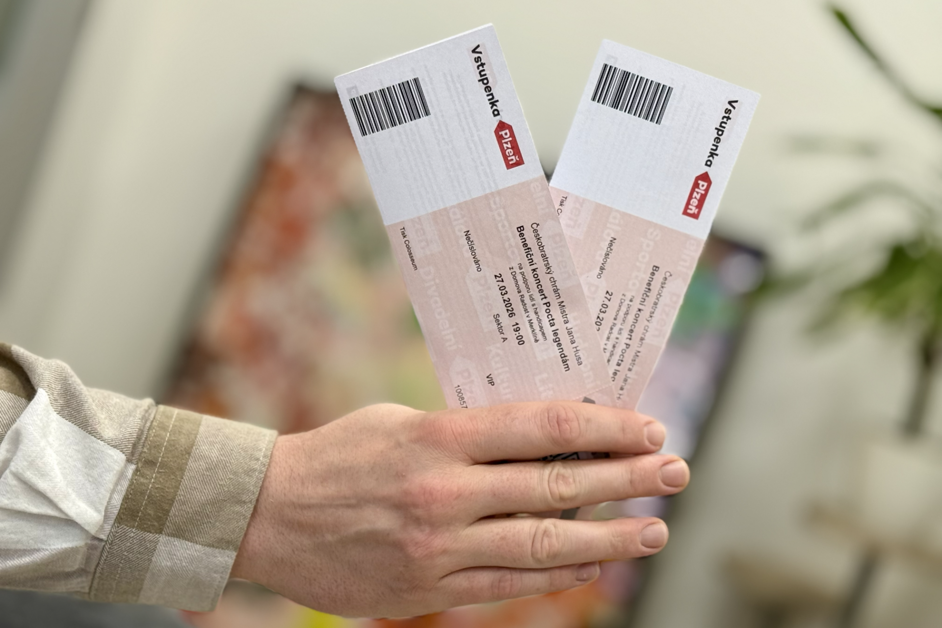 VIP vstupenky na koncert pro Radost