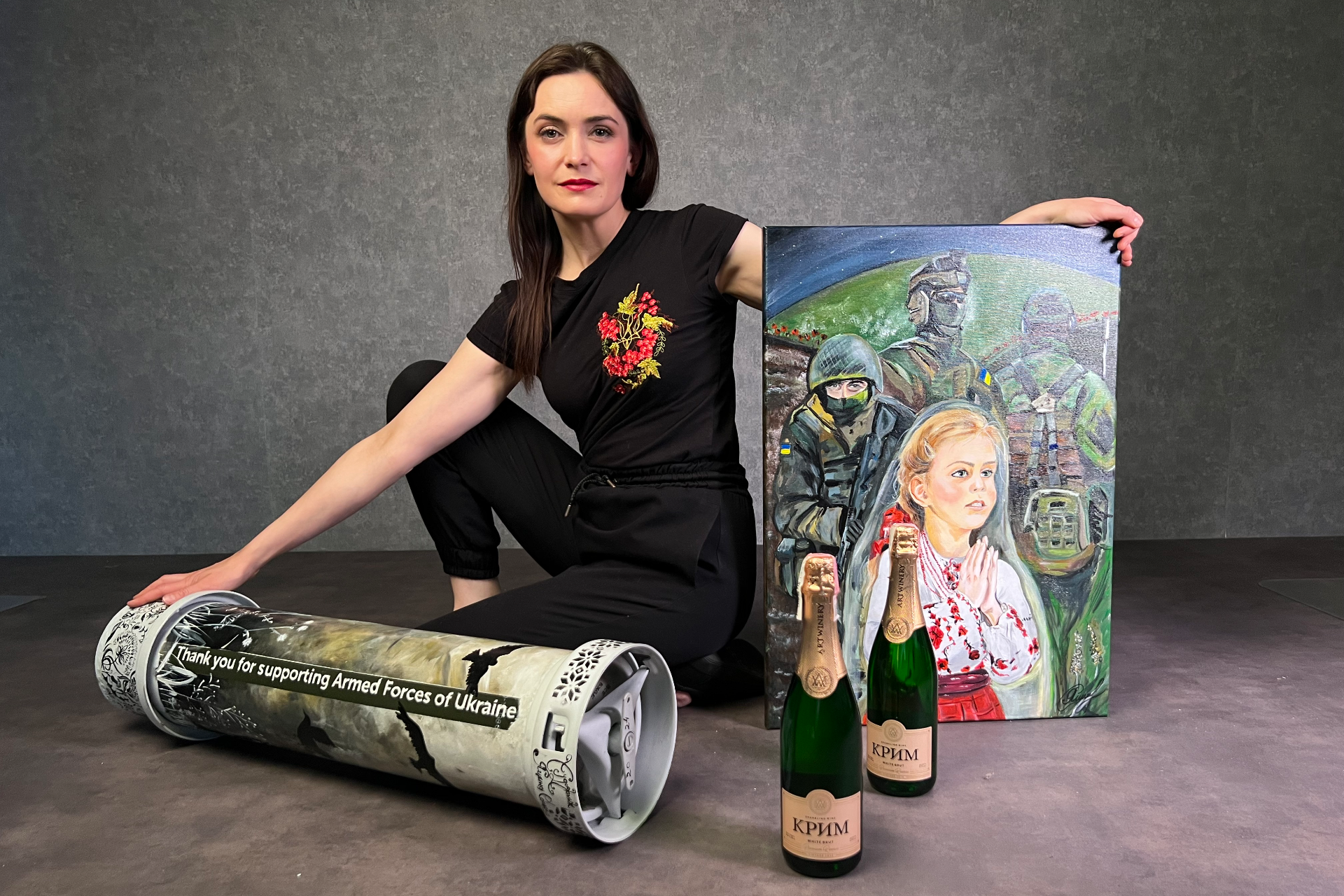 Sekt z Bachmutu (láhev č. 2)