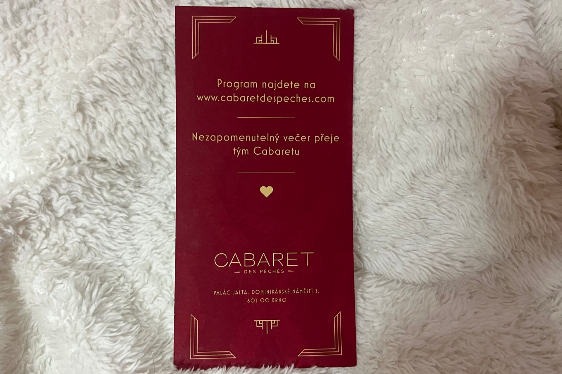 Představení 6. smysl pro dvě osoby